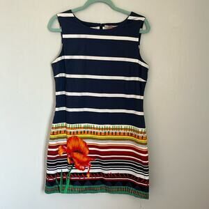 Striking Desigual sheath dress. Size 42